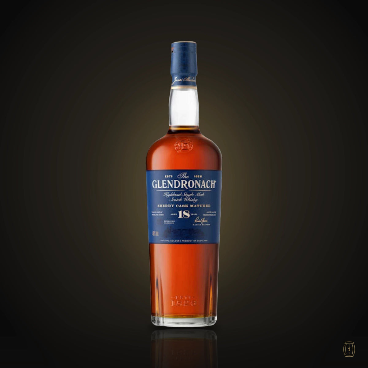 The Glendronach Highland Single Malt Scotch Whisky Sherry Cask 18 year 700 ml
