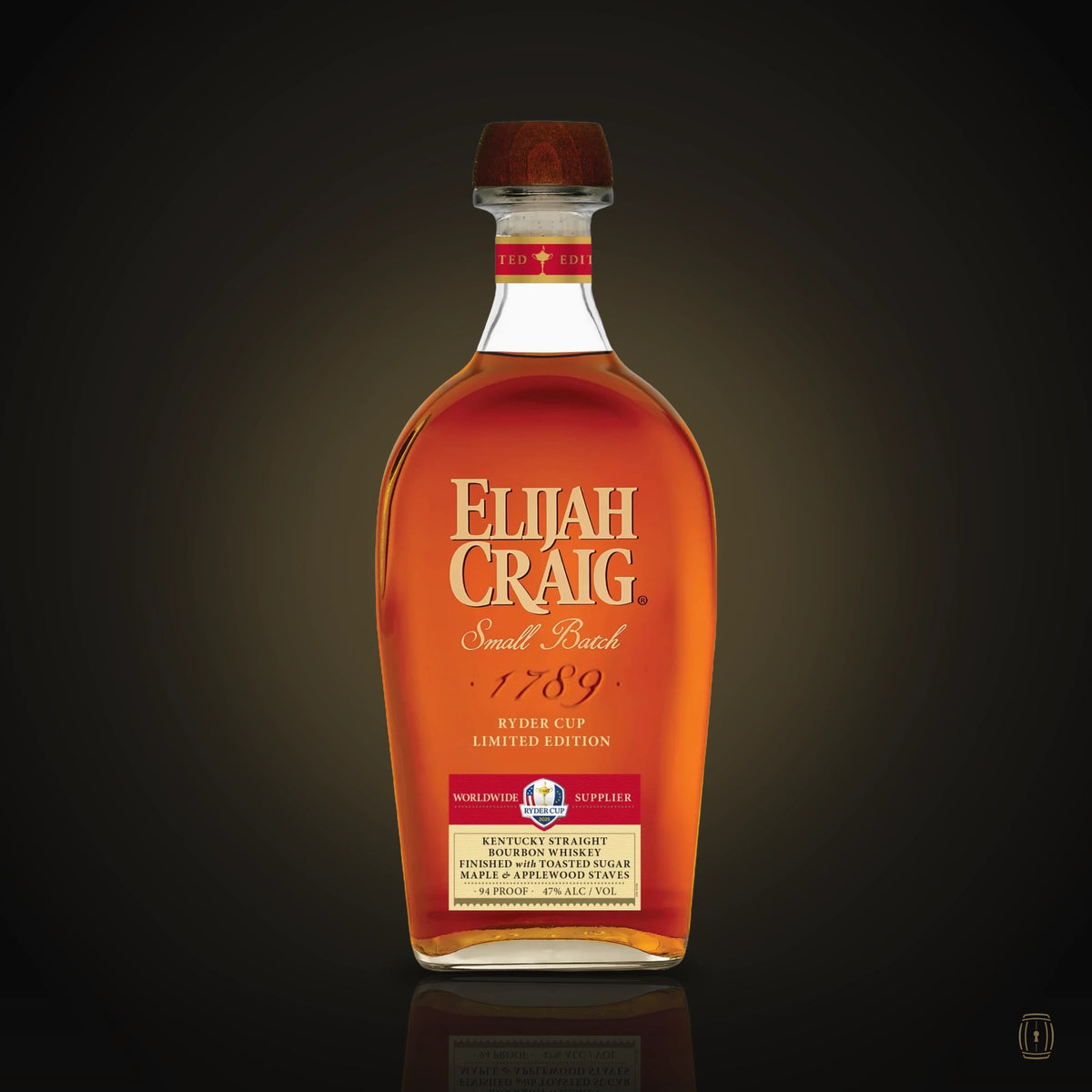 Elijah Craig Ryder Cup Limited Edition Kentucky Straight Bourbon 2025 750 ml