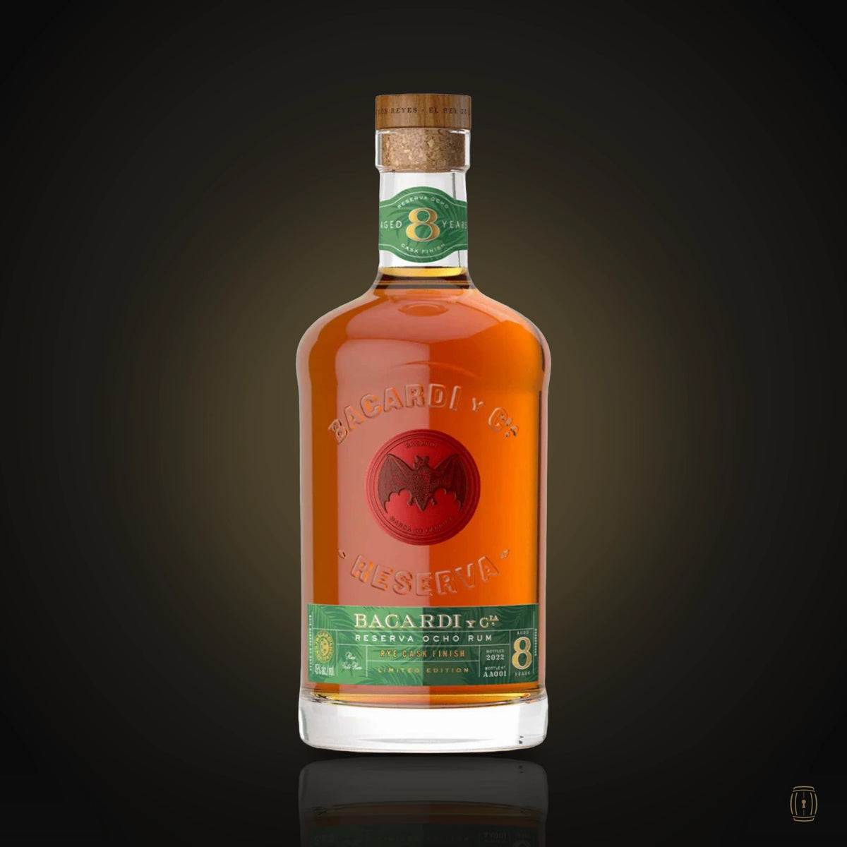 Bacardi Reserva Ocho Rum Rye Cask Finish 8 year 750ml
