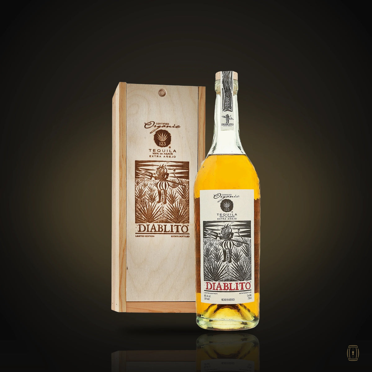 123 Diablito Organic Extra Anejo Tequila 750 ml