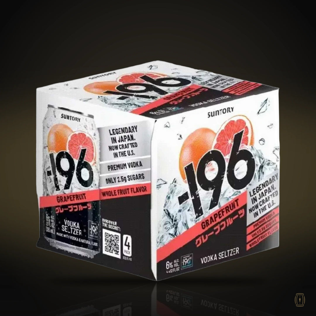 Suntory -196 Grapefruit Vodka Seltzer (4 pack) 355