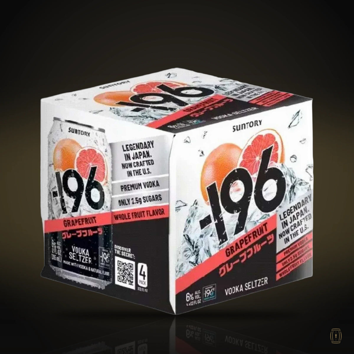 Suntory -196 Grapefruit Vodka Seltzer (4 pack) 355
