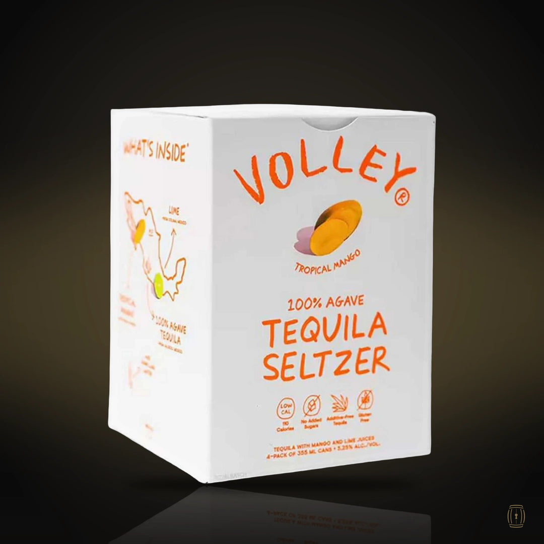 Volley Tropical Mango Seltzer (4 pack) 4x355ml