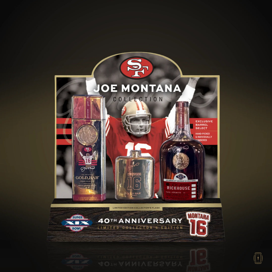 Gold Bar Joe Montana Collection 40th Anniversary Gift Set 750ml